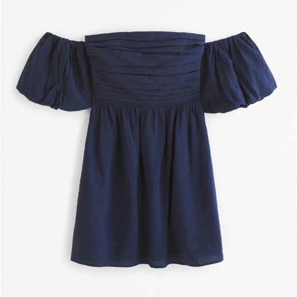 BNWT Abercrombie & Fitch Emerson Poplin Dress 💙 - Picture 9 of 10